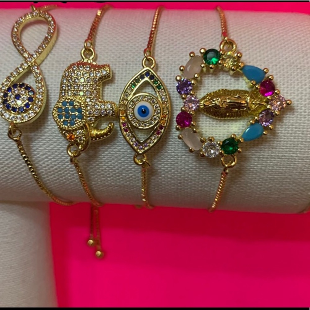 Beautiful gold plated bracelets